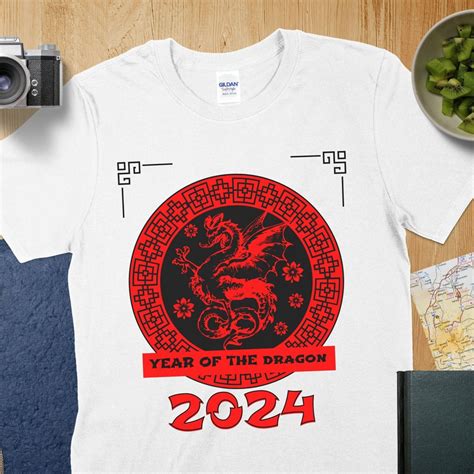 Chinese New Year Tee Shirt 2024 Shirt Year Of The Dragon Lunar New