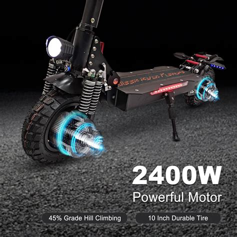 Electric Scooter Adults 65kmh Speed 2400w Dual Motor Off Road Escooter Zondoo E Mobility