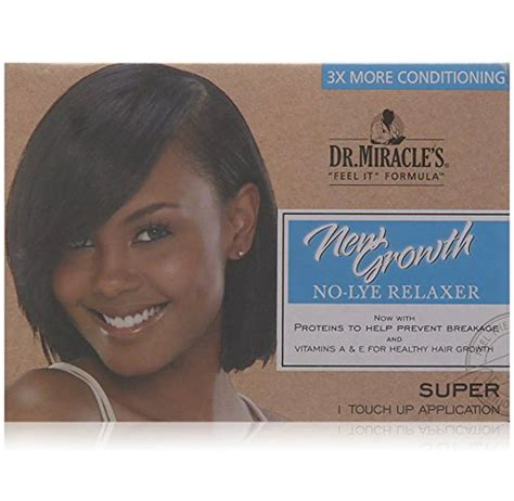 Dr Miracles New Growth No Lye Relaxer Kit Super