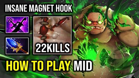 How To Play Mid Like A Level Pudge Spammer With Magnet Hook Heap