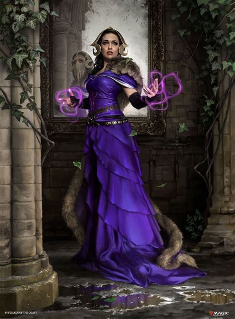 Liliana of the Veil MtG Art from Dominaria United Set by Martina Fackova - Art of Magic: the ...