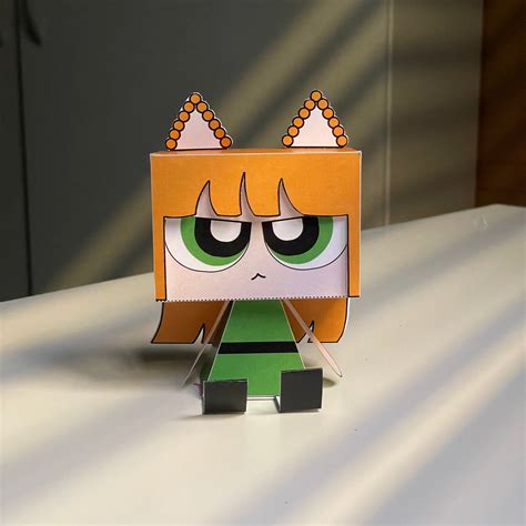 NewJeans X PowerPuff Papercraft Templates Haerin Paper Crafts