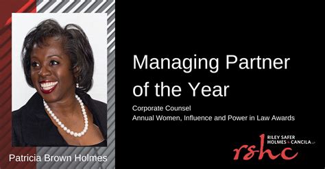 patricia brown holmes  linkedin riley safer holmes cancila llp