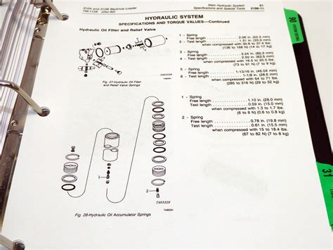 NEW JD John Deere 310A 310B Backhoe Loader Technical Repair Shop