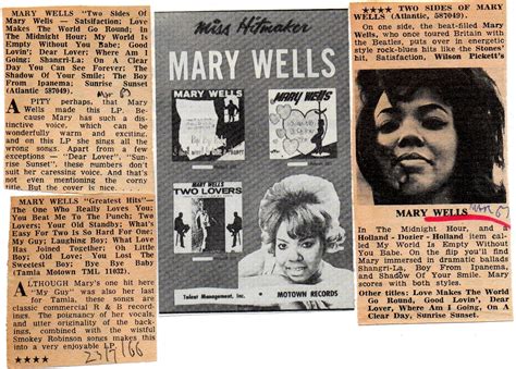 Eight Miles Higher Motowns First Star Mary Wells