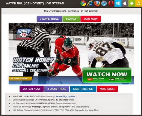 NHL Scores & Live Stream