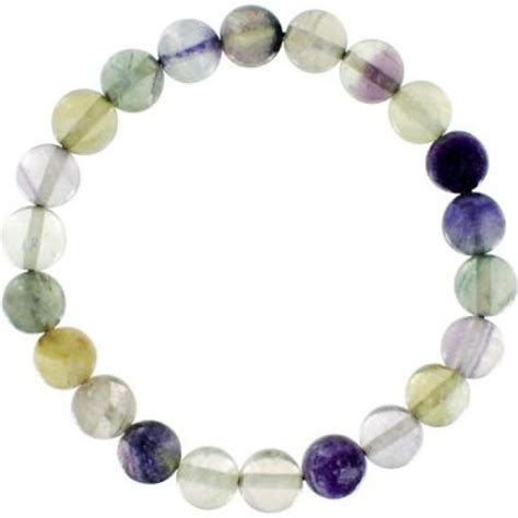 Bracelet Fluorite 8mm sur élastique Boutique Anges et Dragon