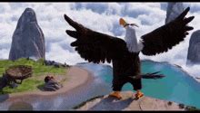 Mighty Eagle Stand Proud GIF – Mighty eagle Stand proud Hero – discover ...