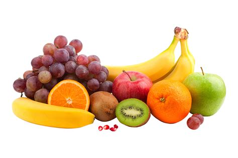 Fondos de Pantalla Uvas Plátanos Manzanas Kiwi Naranja Fruta Frutas