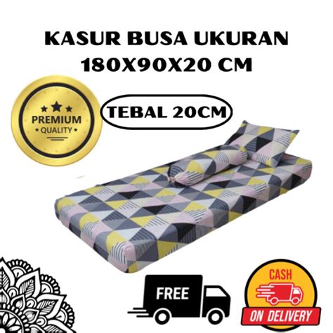 Jual Kasur Busa Super Awet Ukuran 180X90X20 Cm Kualitas Anti Kempes