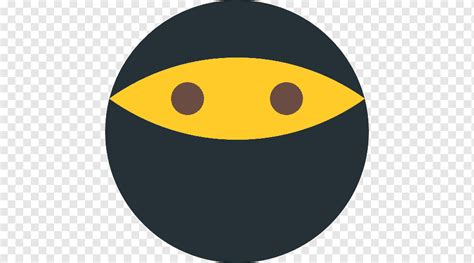 Ninja Smiley Emoji Icon Emoticon Smile Emotion Funny Off