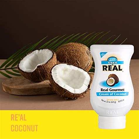 Coco Reàl Cream Of Coconut 169 Fl Oz Squeezable Bottle Individually