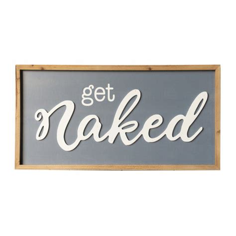 Trinx Get Naked Whimsical Bathroom Wall D Cor Wayfair