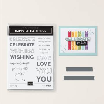 Lot de tampons et de poinçons Happy Little Things de Stampin Up