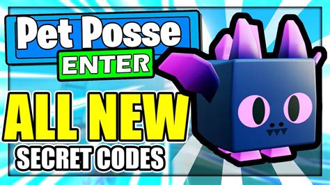 Pet Posse July Codes Update All New Roblox Pet Posse Codes Youtube