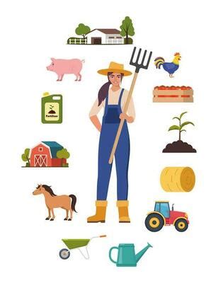 Agriculture Cartoon Vector Art, Icons, and Graphics for Free Download