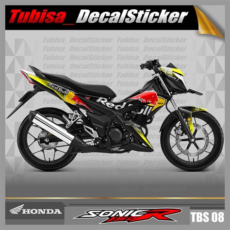 Decal Sticker Full Body Sonic R Stiker Sticker Striping Variasi