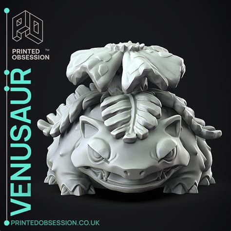 Venusaur - Pokemon - Fan Art - 3D model by printedobsession on Thangs