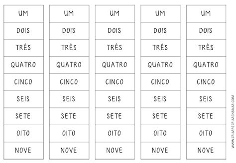 N Meros Por Extenso Recorte E Cole Criar Recriar Ensinar