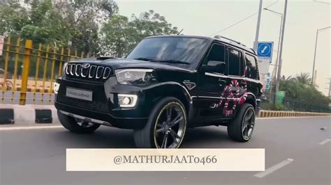 BLACK SCORPIO MODIFIED 22 INCH ALLOYS Z BLACK MATHUR JAAT जट YouTube