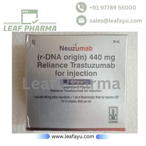 Neuzumab 440mg Reliance Trastuzumab For Injection At Rs 9000 Piece In