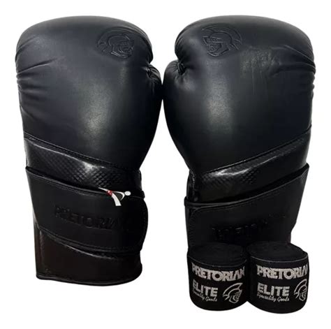 Kit Luva Muay Thai Boxe Pretorian Elite Bandagem