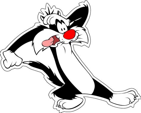 Looney Tunes Sylvester Panicked Bumper Sticker Wall Decor Vinyl Decal 5