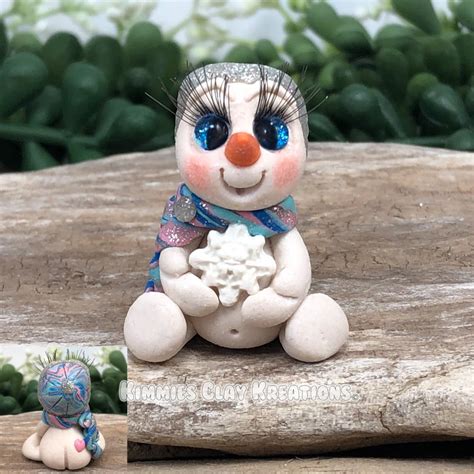 Polymer Clay Characters Figurines Sculptures Cute Whimsical Fuzzykims