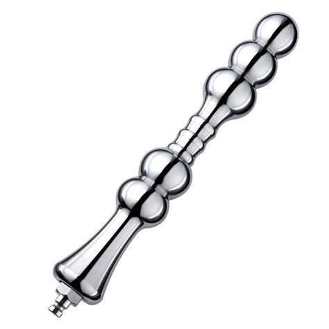 Buy Metal Bead Anal Dildo Smooth Aluminium Anal Wand With Kliclok