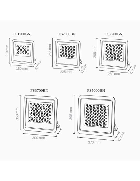 Lampo Fs Bn Faro Led W Con Pannello Solare E Telecomando Ip