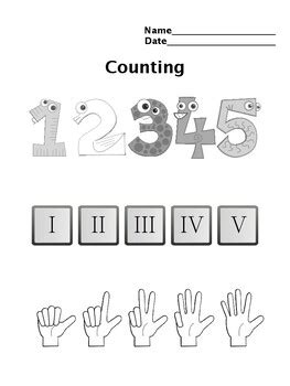 Numbers Coloring Sheets (1-5) by Travel and Tunes | TPT