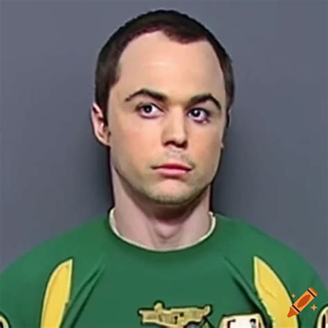 Police Mugshot Of Sheldon Cooper