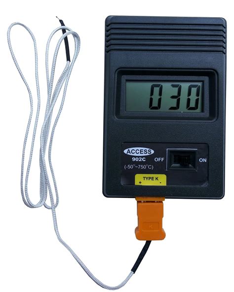 Thermometer Temperature Indicator 50 To 250 Deg C With Lcd Display