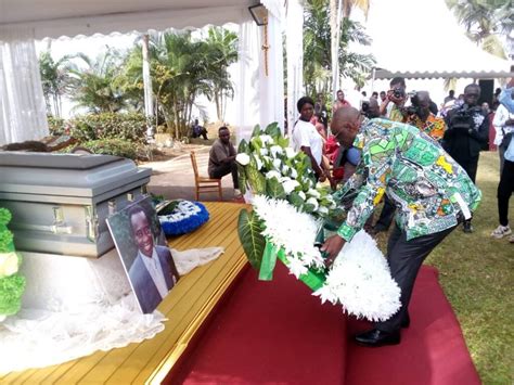 Inhum Samedi Dernier Lhommage Du Pdci Rda Amon Tanoh Lambert