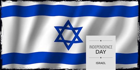 Tarjeta De Felicitaci N Feliz Del D A De La Independencia De Israel