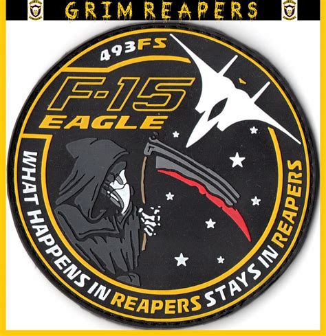 USAFE PVC Patch 493rd Fighter Squadron Grim Reapers Flickr