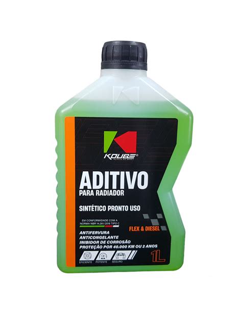 Aditivo Radiador Sintetico Pronto Uso Verde 1 Litro Koube