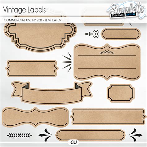 Antique Labels Template - Home Design Ideas