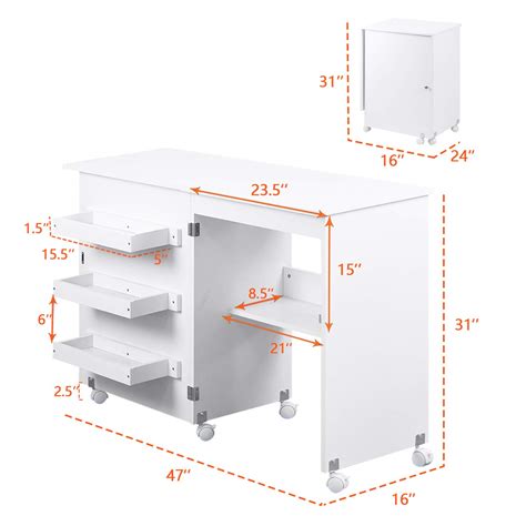 Snapklik Usinso Folding Sewing Table Multifunctional Sewing