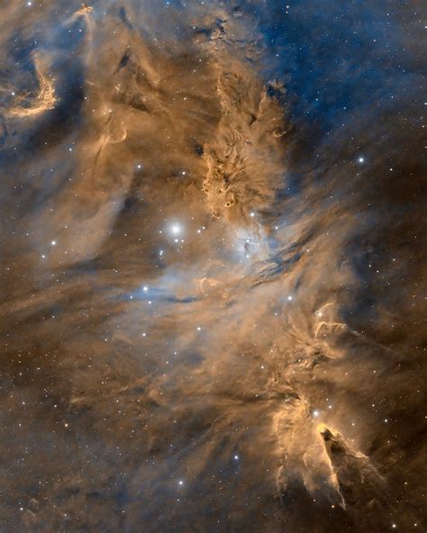 The Cone Nebula And Christmas Tree Cluster NGC2264 Stars Over Bucks