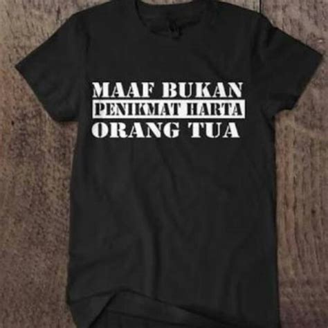 Jual KAOS DISTRO PRIA KEREN KAOS KATA MAAF BUKAN PENIKMAT HARTA ORANG