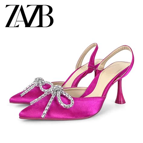 Zazb Brand Custom Leather High Heels Shoes For Women Sandals Slim Sexy