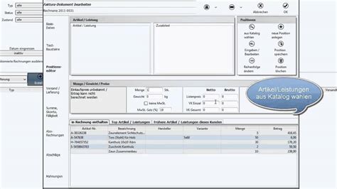 Rechnung Schnell Und Einfach Erstellen Software Faktura Manager