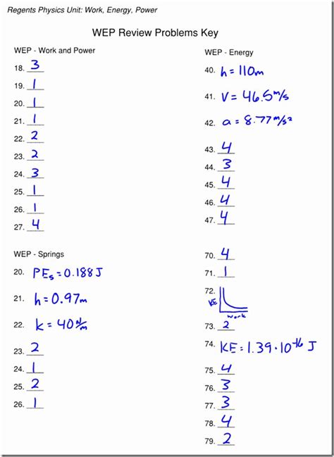 50 Work Power And Energy Worksheet Chessmuseum Template Library