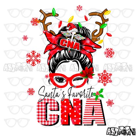 Santas Favorite Cna Digital Download Sublimation Design Png Etsy