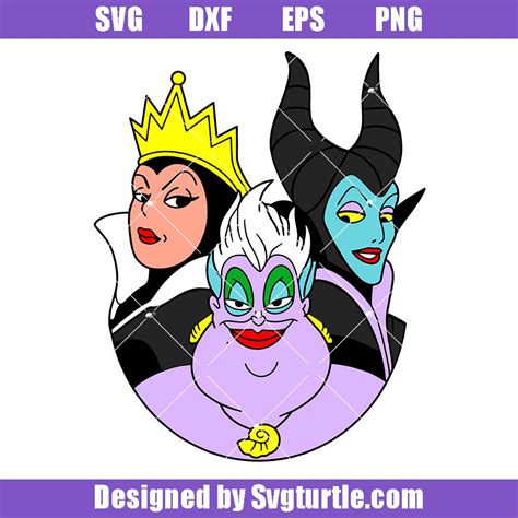 Villains Friends Svg, Villains Club Svg, Disney Villains Svg ...