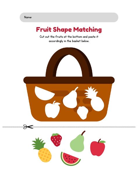 Colorful Fun Fruit Shapes • Teacha