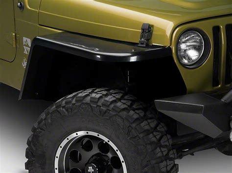 Mce Wrangler Gen Iii Carbon Fiber Style Flexible Flat Fenders 6 In Fftjg3 6 Cf 97 06 Jeep