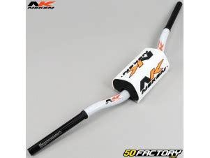 Guidon Mm Neken Radical Design Blanc Avec Mousse Pi Ce Mx