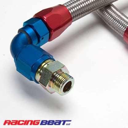 Racing Beat Performance Braided Oil Line Kit For JDM Import RX 8 03 08